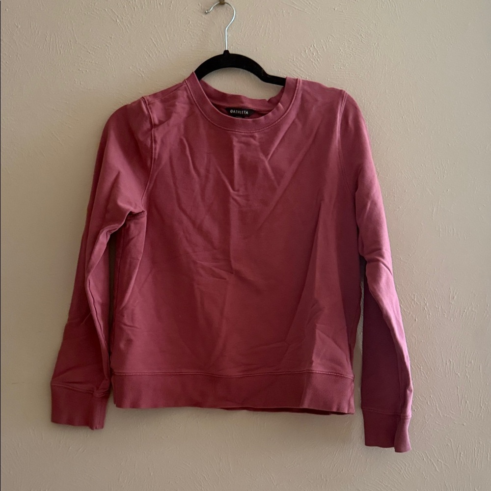 Athleta Pink Crewneck Top